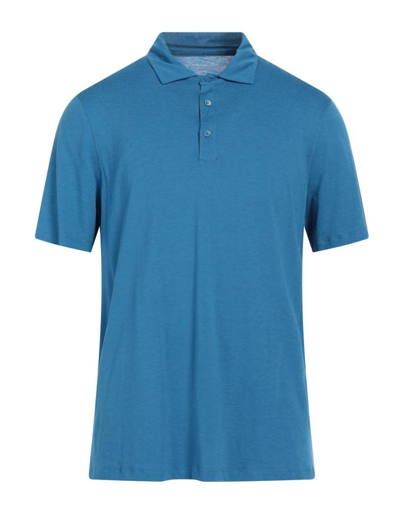 MAJESTIC FILATURES Poloshirt Herren Azurblau von MAJESTIC FILATURES