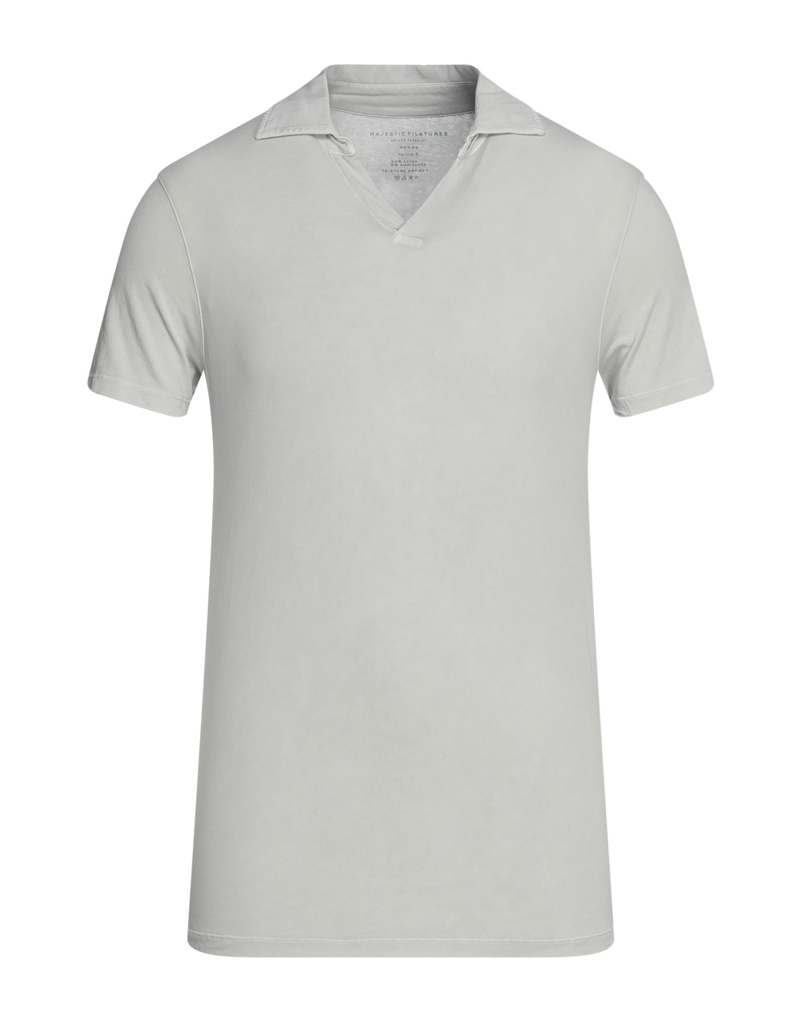 MAJESTIC FILATURES Poloshirt Herren Hellgrau MAJESTIC FILATURES Poloshirt Herren Hellgrau von MAJESTIC FILATURES