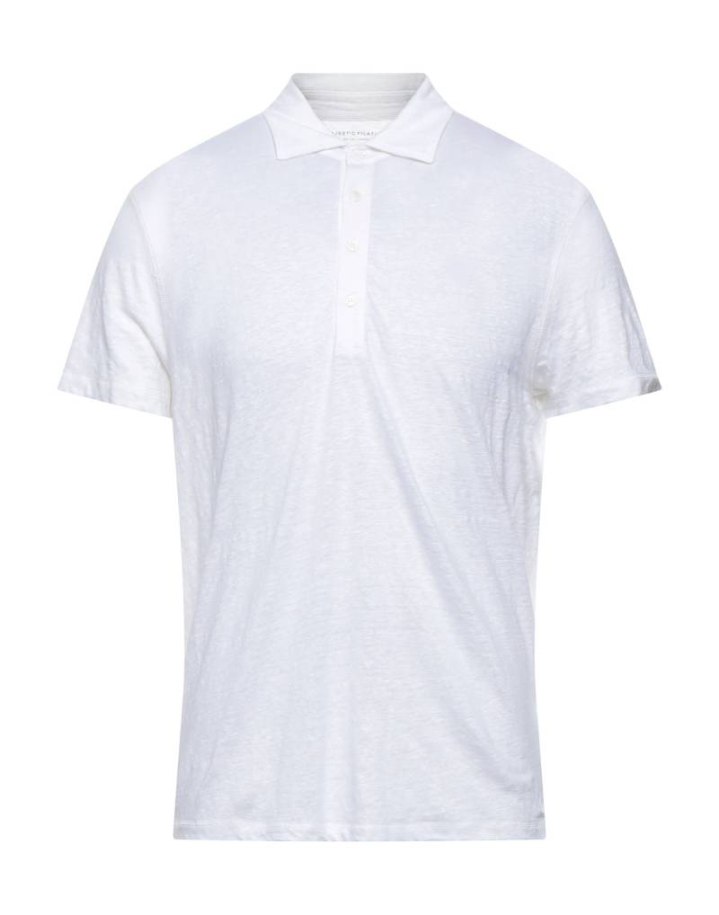MAJESTIC FILATURES Poloshirt Herren Weiß von MAJESTIC FILATURES
