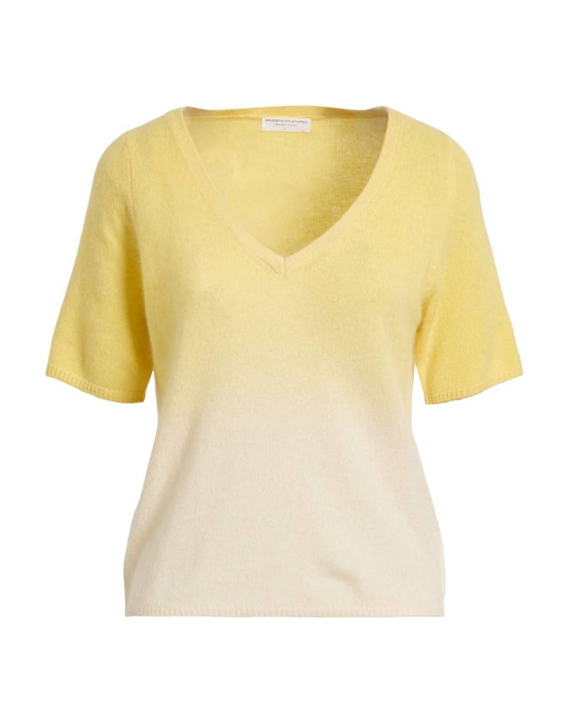 MAJESTIC FILATURES Pullover Damen Gelb von MAJESTIC FILATURES