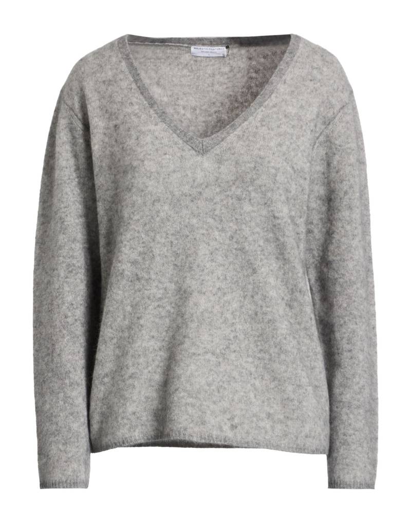 MAJESTIC FILATURES Pullover Damen Grau von MAJESTIC FILATURES