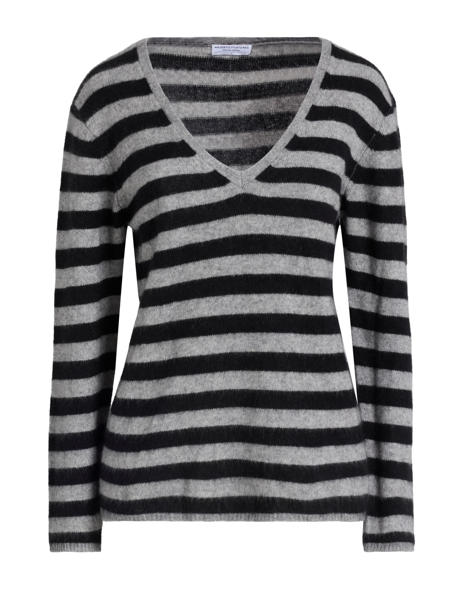 MAJESTIC FILATURES Pullover Damen Grau von MAJESTIC FILATURES