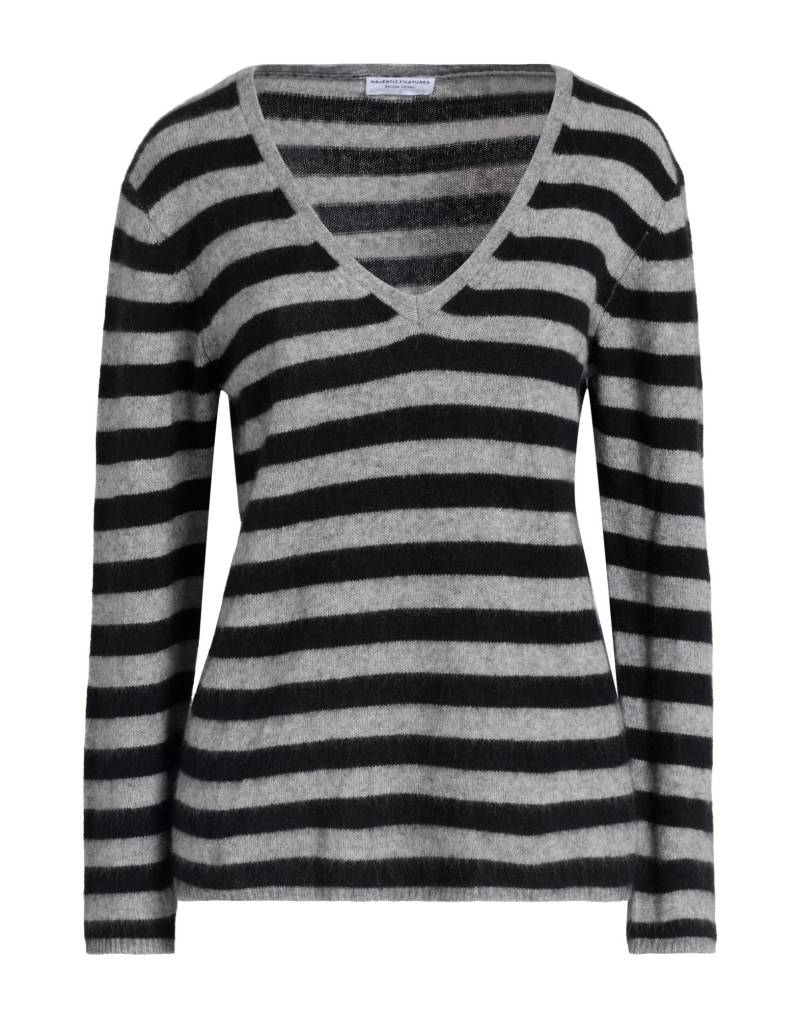 MAJESTIC FILATURES Pullover Damen Grau von MAJESTIC FILATURES