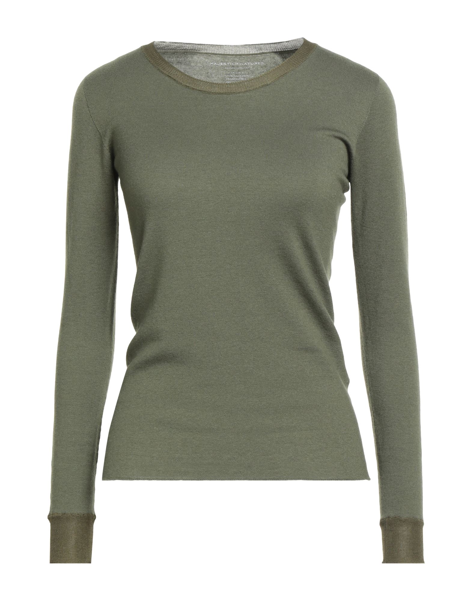 MAJESTIC FILATURES Pullover Damen Militärgrün von MAJESTIC FILATURES