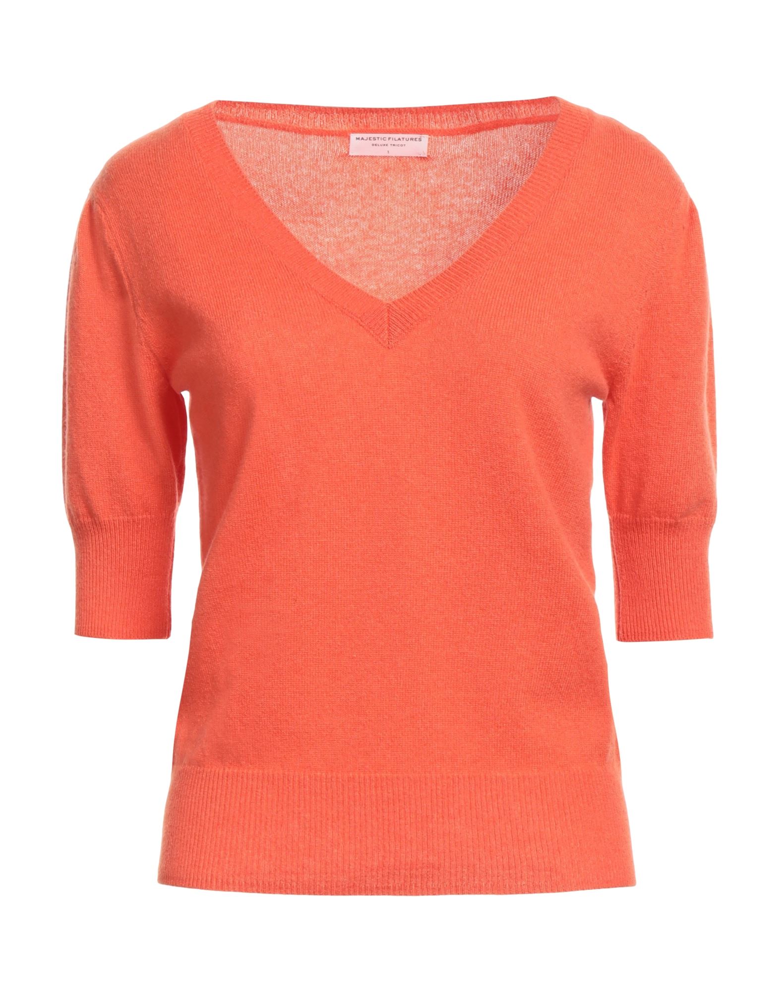 MAJESTIC FILATURES Pullover Damen Orange von MAJESTIC FILATURES