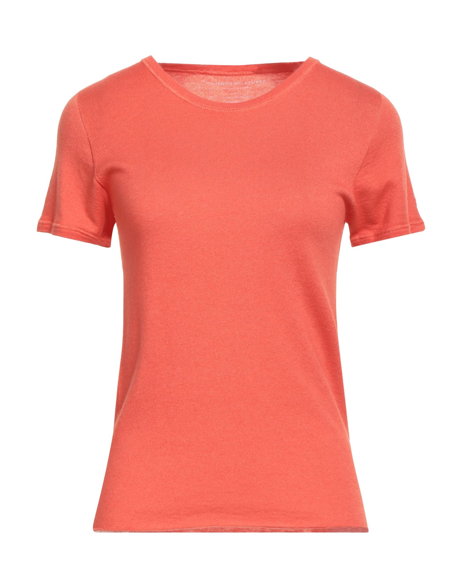 MAJESTIC FILATURES Pullover Damen Orange von MAJESTIC FILATURES