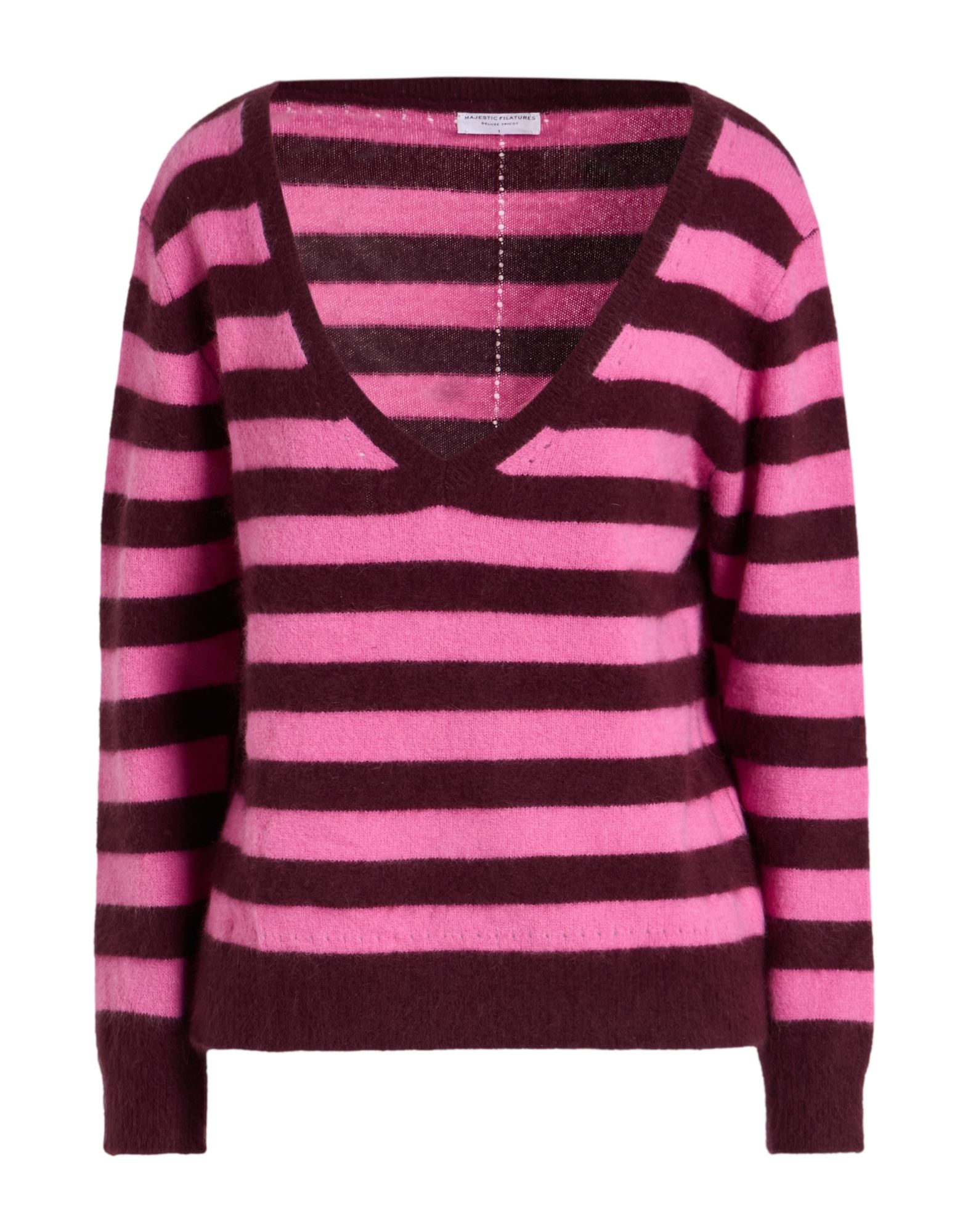 MAJESTIC FILATURES Pullover Damen Pflaume MAJESTIC FILATURES Pullover Damen Pflaume von MAJESTIC FILATURES