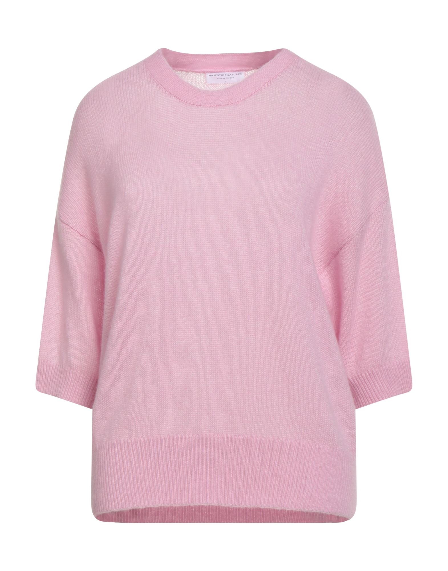 MAJESTIC FILATURES Pullover Damen Rosa MAJESTIC FILATURES Pullover Damen Rosa von MAJESTIC FILATURES
