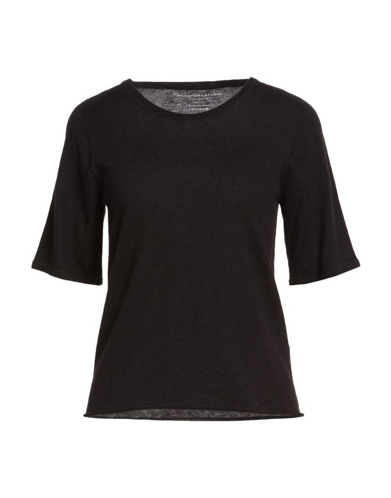 MAJESTIC FILATURES Pullover Damen Schwarz von MAJESTIC FILATURES