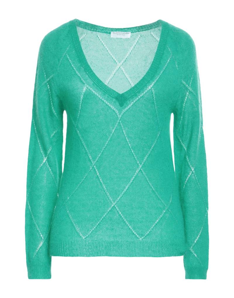 MAJESTIC FILATURES Pullover Damen Smaragdgrün von MAJESTIC FILATURES
