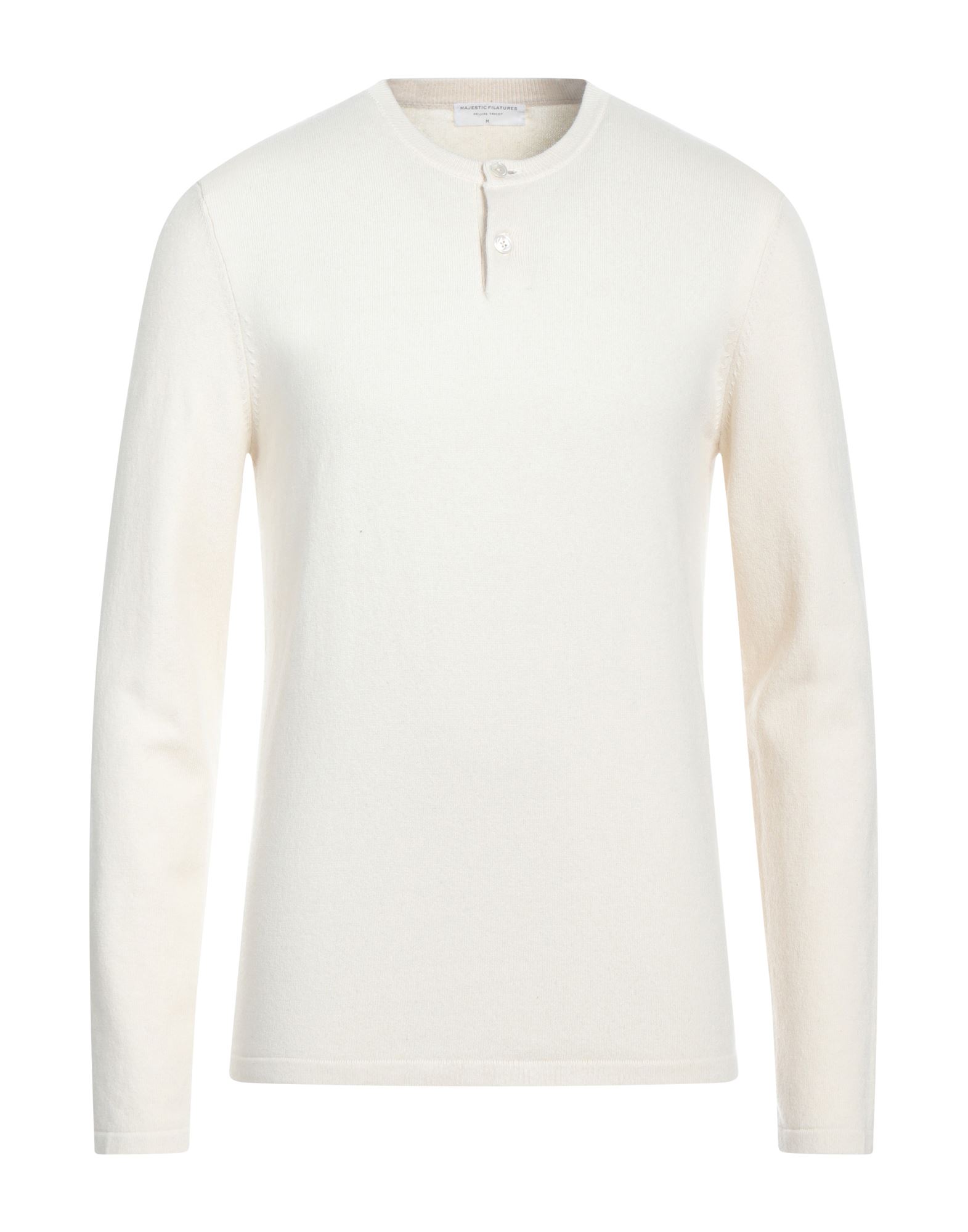 MAJESTIC FILATURES Pullover Herren Elfenbein von MAJESTIC FILATURES