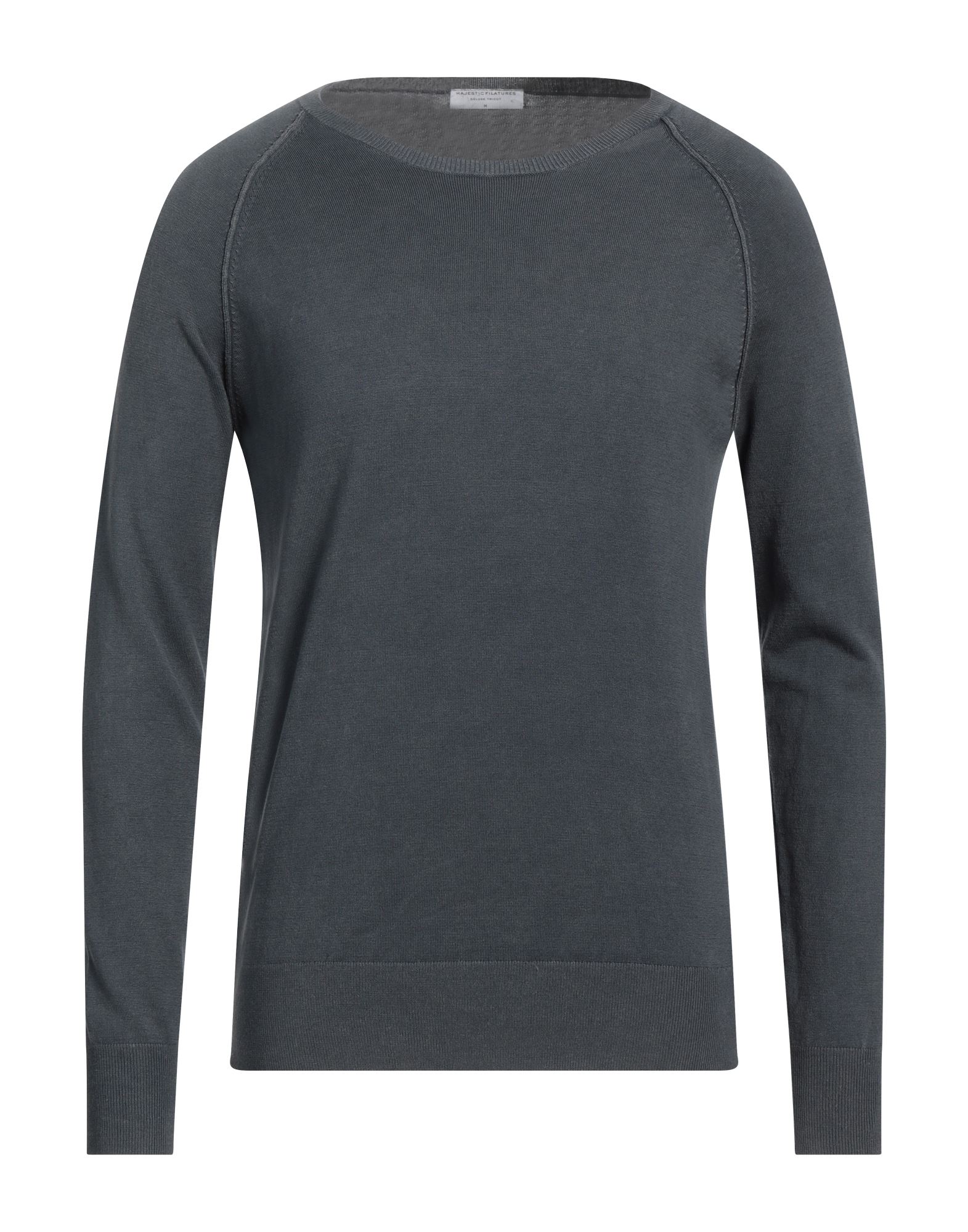 MAJESTIC FILATURES Pullover Herren Taubenblau von MAJESTIC FILATURES