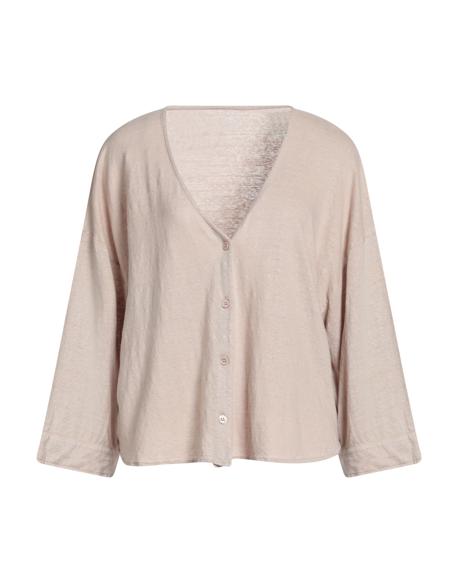MAJESTIC FILATURES Strickjacke Damen Beige MAJESTIC FILATURES Strickjacke Damen Beige von MAJESTIC FILATURES