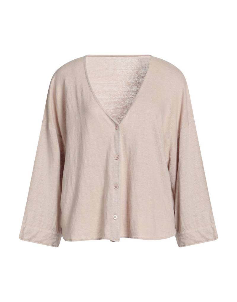 MAJESTIC FILATURES Strickjacke Damen Beige MAJESTIC FILATURES Strickjacke Damen Beige von MAJESTIC FILATURES