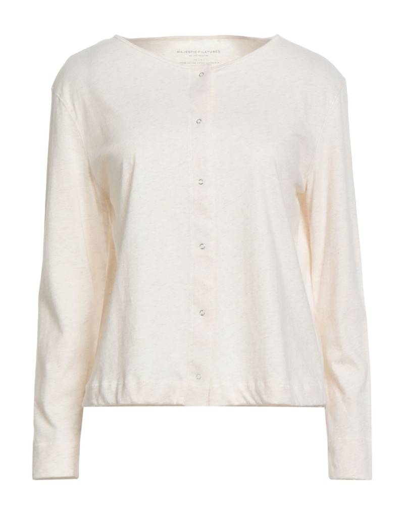 MAJESTIC FILATURES Strickjacke Damen Elfenbein von MAJESTIC FILATURES