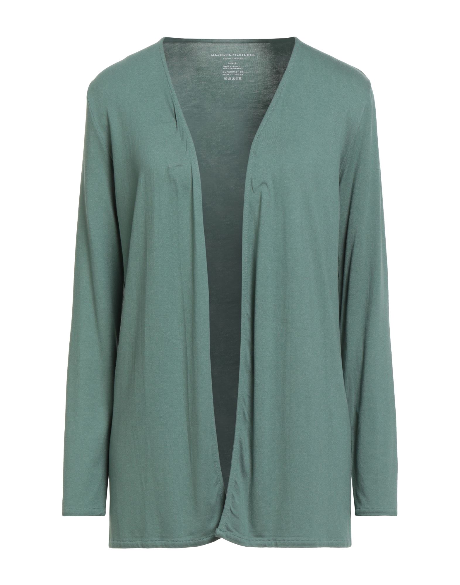 MAJESTIC FILATURES Strickjacke Damen Grün MAJESTIC FILATURES Strickjacke Damen Grün von MAJESTIC FILATURES