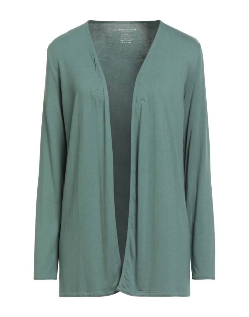 MAJESTIC FILATURES Strickjacke Damen Grün MAJESTIC FILATURES Strickjacke Damen Grün von MAJESTIC FILATURES