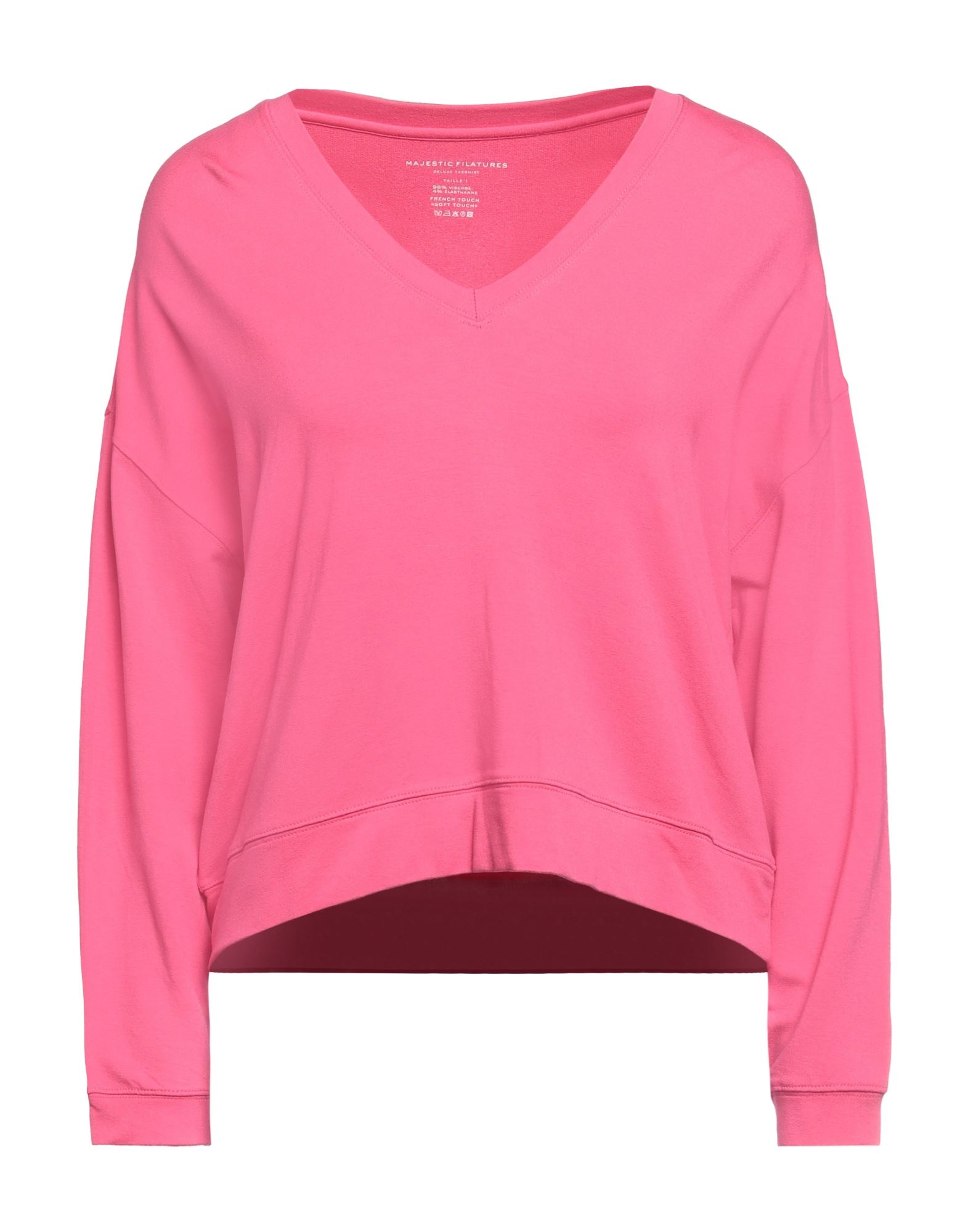 MAJESTIC FILATURES Sweatshirt Damen Magenta MAJESTIC FILATURES Sweatshirt Damen Magenta von MAJESTIC FILATURES
