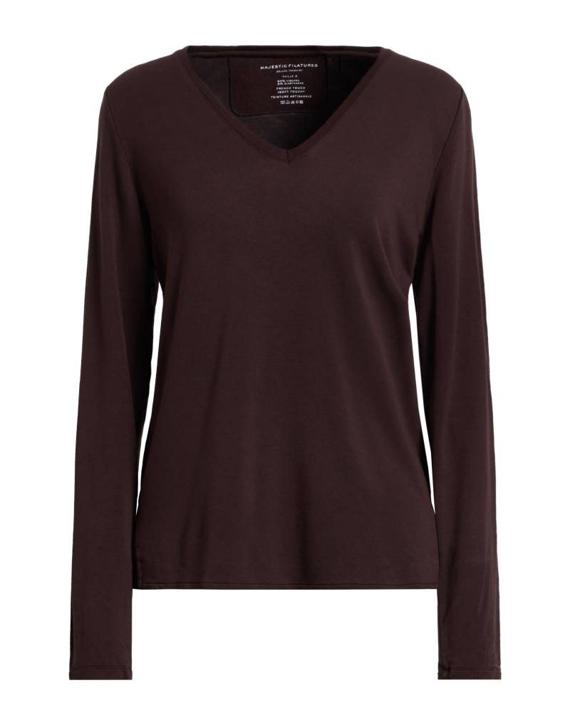 MAJESTIC FILATURES Sweatshirt Damen Schokobraun von MAJESTIC FILATURES
