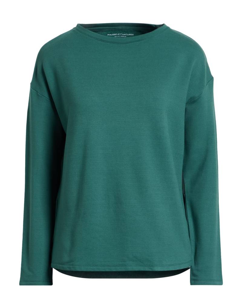 MAJESTIC FILATURES Sweatshirt Damen Smaragdgrün von MAJESTIC FILATURES