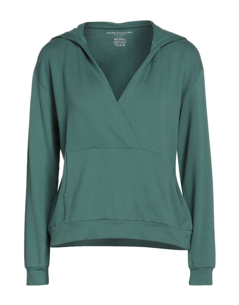 MAJESTIC FILATURES Sweatshirt Damen Smaragdgrün von MAJESTIC FILATURES