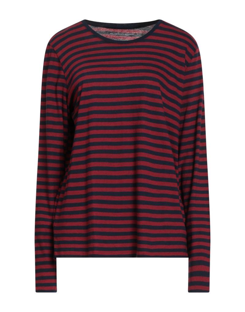 MAJESTIC FILATURES T-shirts Damen Bordeaux von MAJESTIC FILATURES