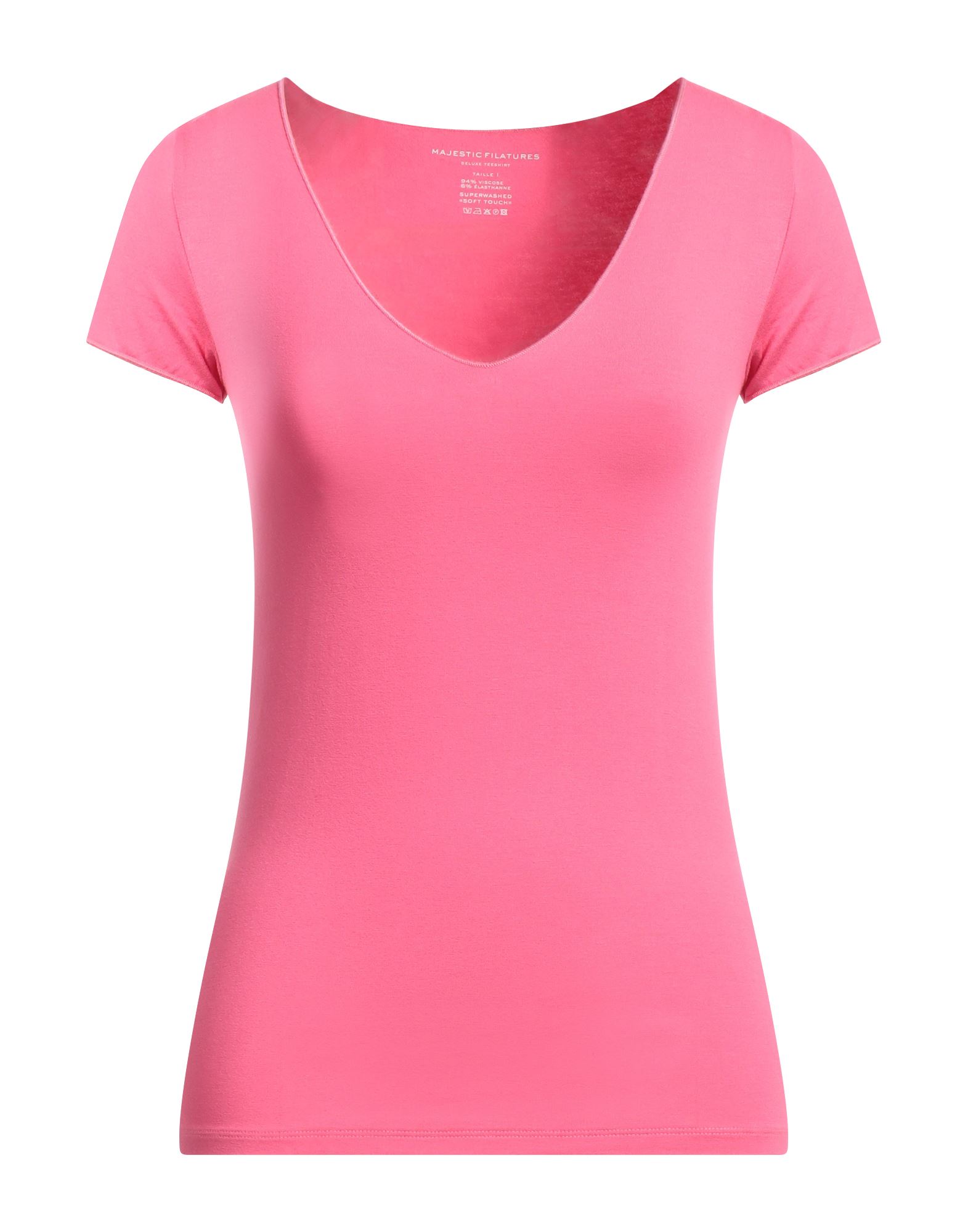 MAJESTIC FILATURES T-shirts Damen Fuchsia von MAJESTIC FILATURES