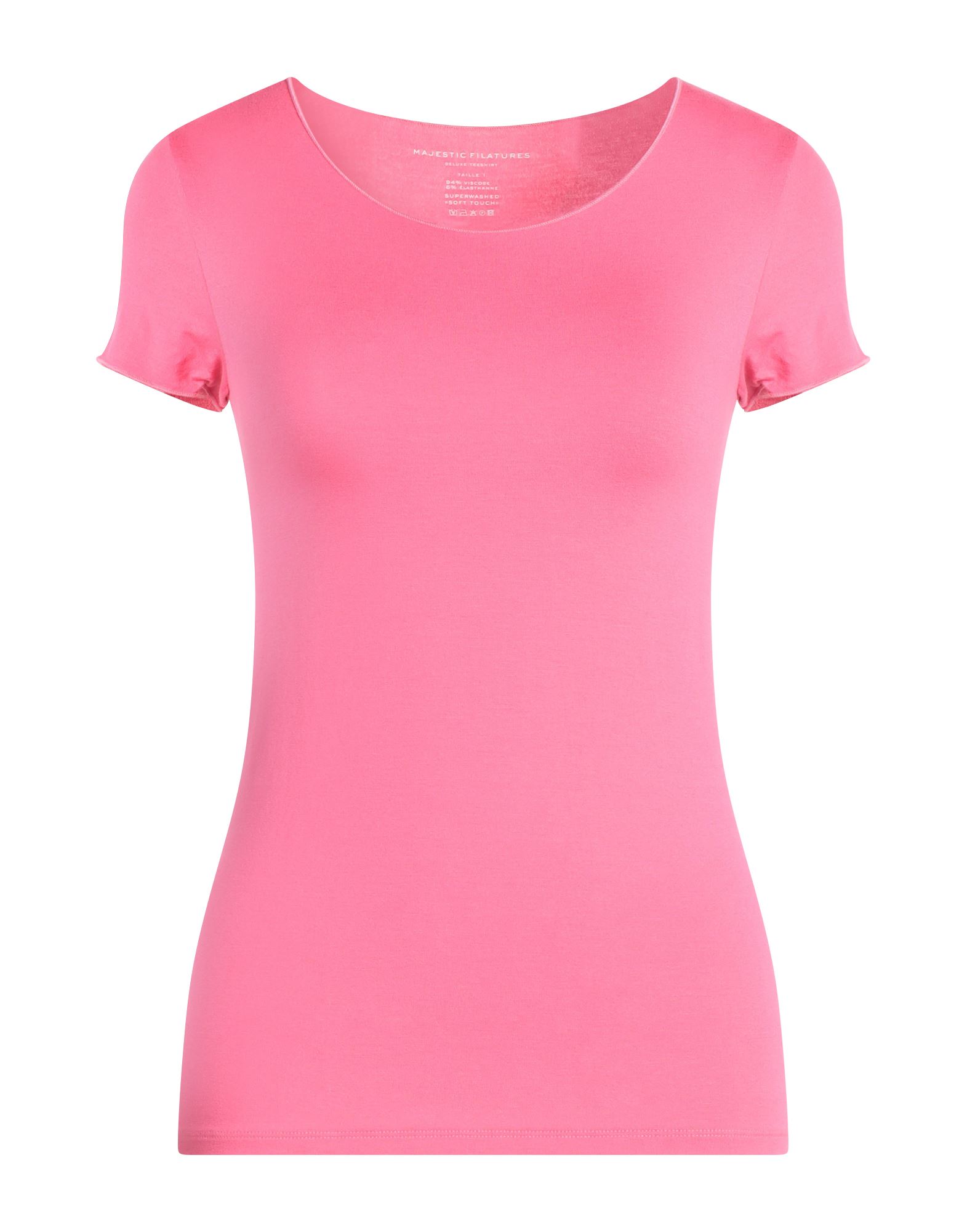 MAJESTIC FILATURES T-shirts Damen Fuchsia von MAJESTIC FILATURES