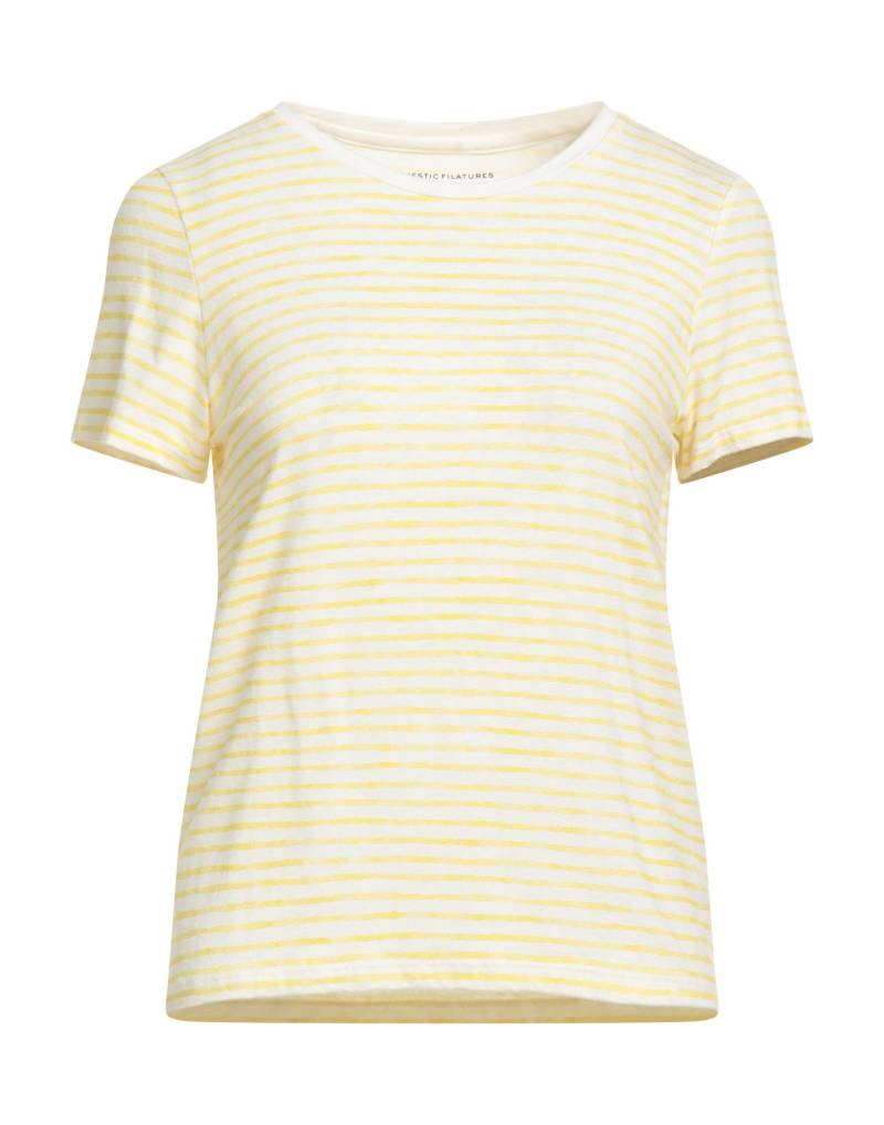 MAJESTIC FILATURES T-shirts Damen Gelb von MAJESTIC FILATURES