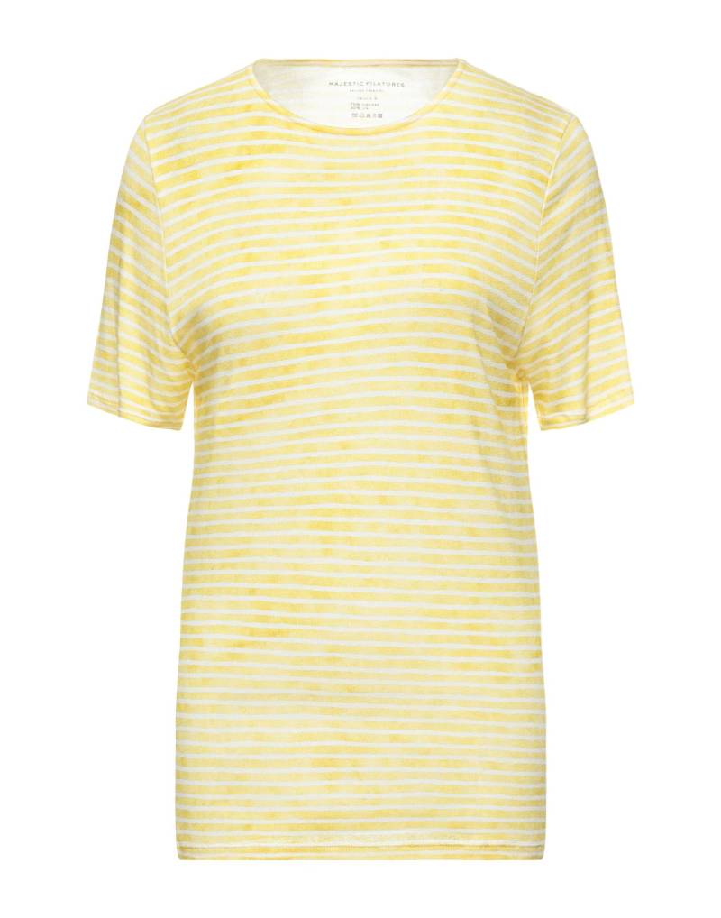 MAJESTIC FILATURES T-shirts Damen Gelb von MAJESTIC FILATURES