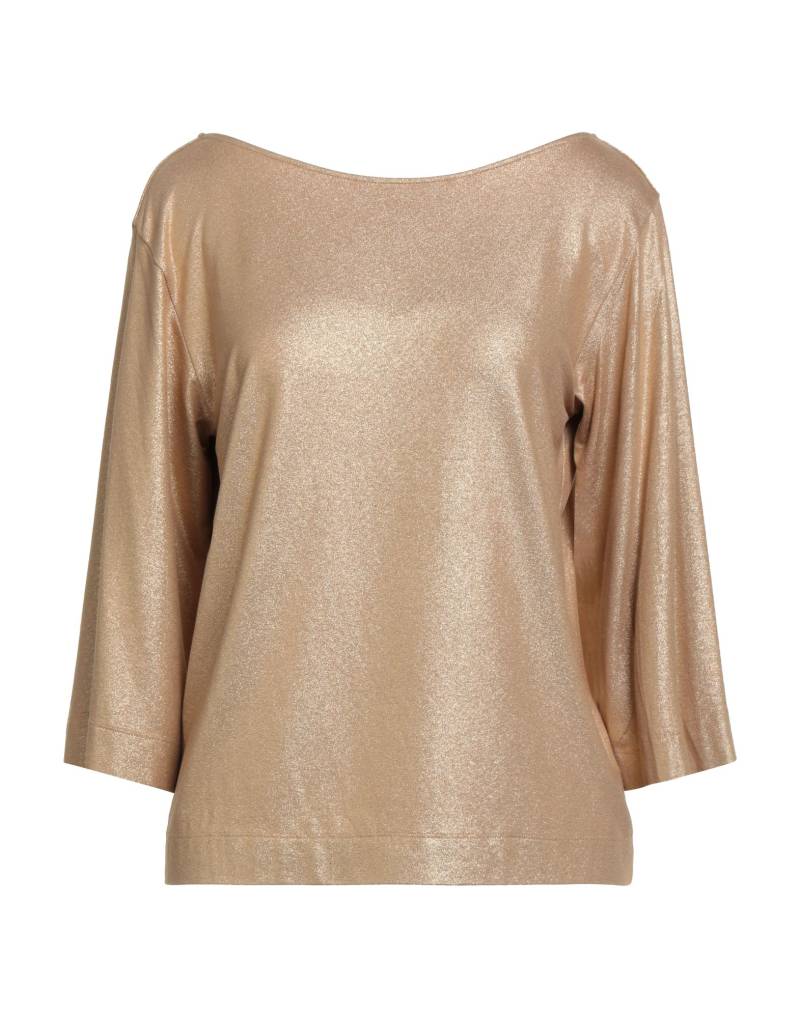 MAJESTIC FILATURES T-shirts Damen Gold von MAJESTIC FILATURES