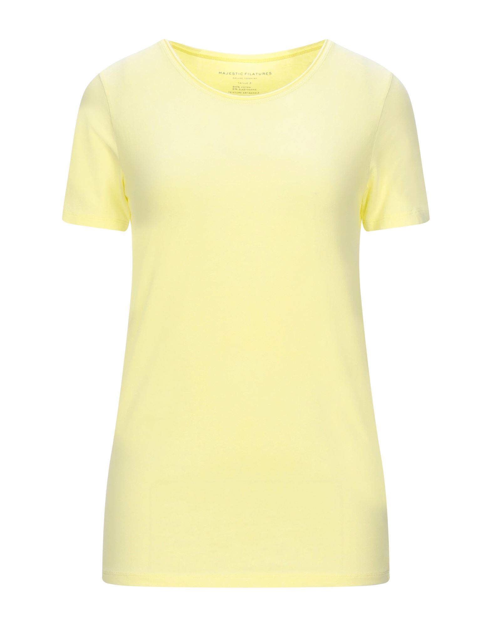 MAJESTIC FILATURES T-shirts Damen Pastellgelb MAJESTIC FILATURES T-shirts Damen Pastellgelb von MAJESTIC FILATURES