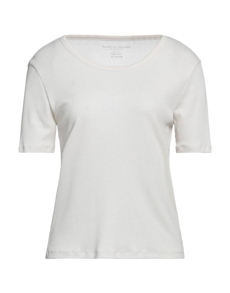 MAJESTIC FILATURES T-shirts Damen Hellgrau von MAJESTIC FILATURES