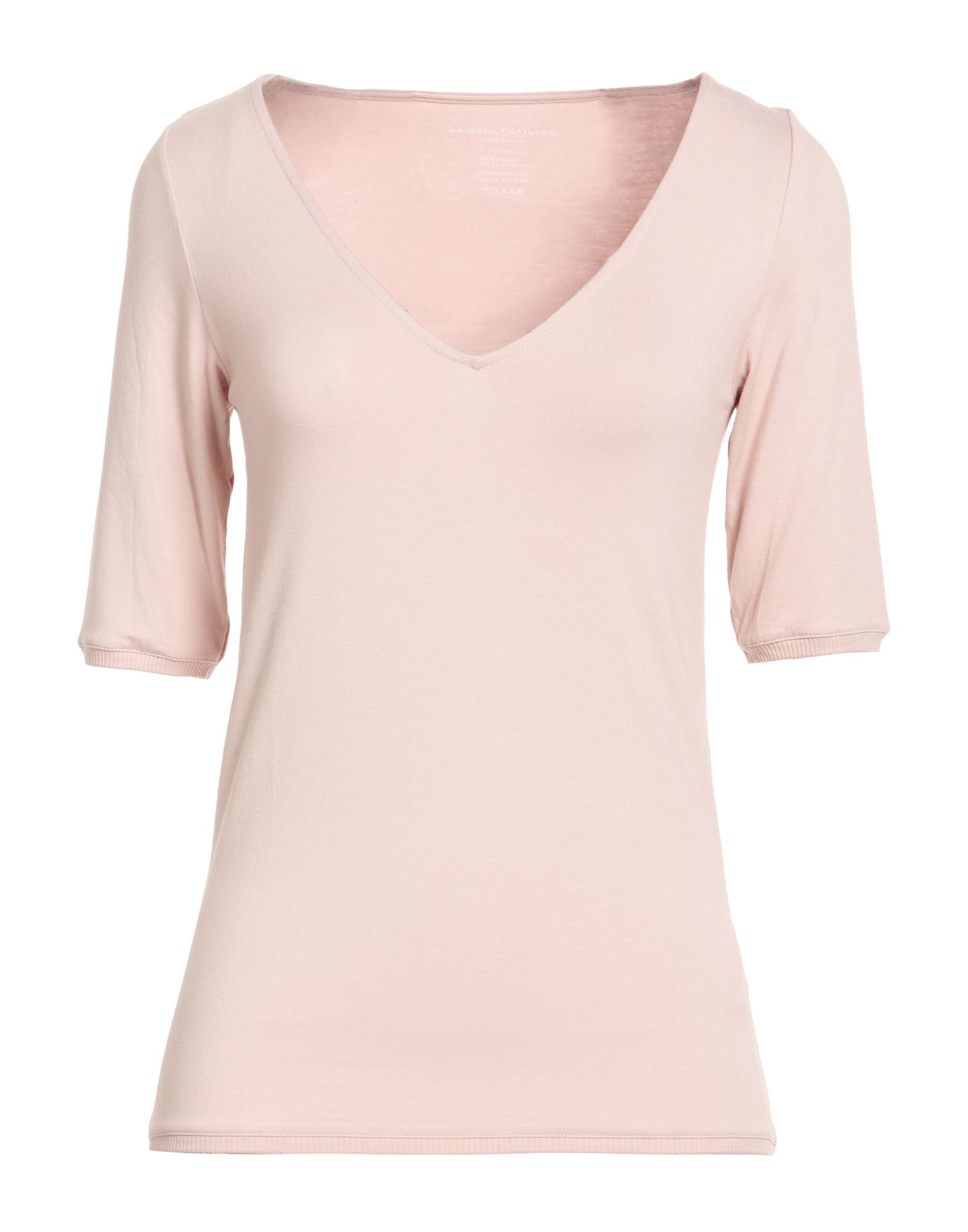 MAJESTIC FILATURES T-shirts Damen Hellrosa von MAJESTIC FILATURES