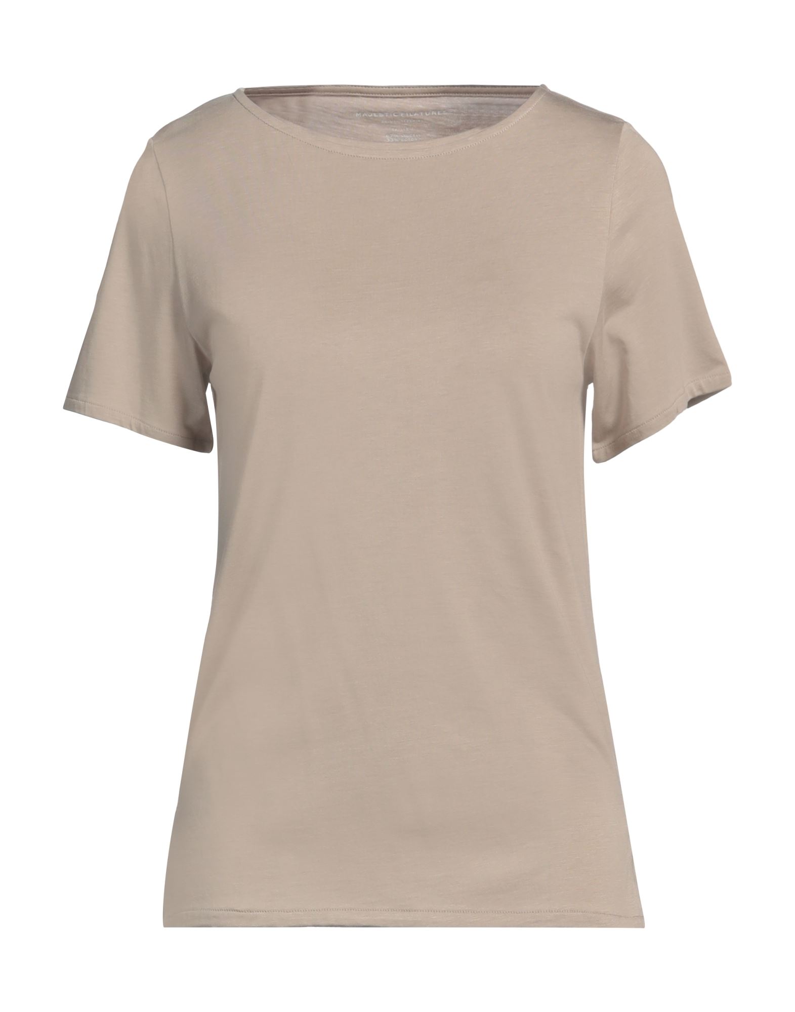 MAJESTIC FILATURES T-shirts Damen Khaki MAJESTIC FILATURES T-shirts Damen Khaki von MAJESTIC FILATURES