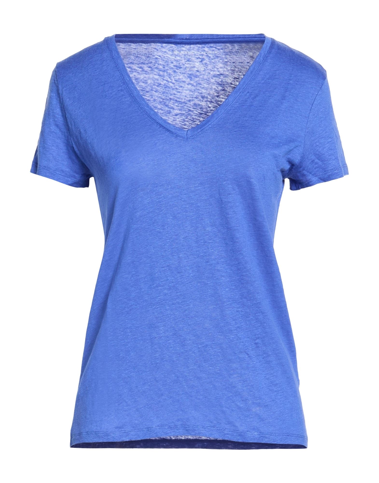 MAJESTIC FILATURES T-shirts Damen Königsblau von MAJESTIC FILATURES