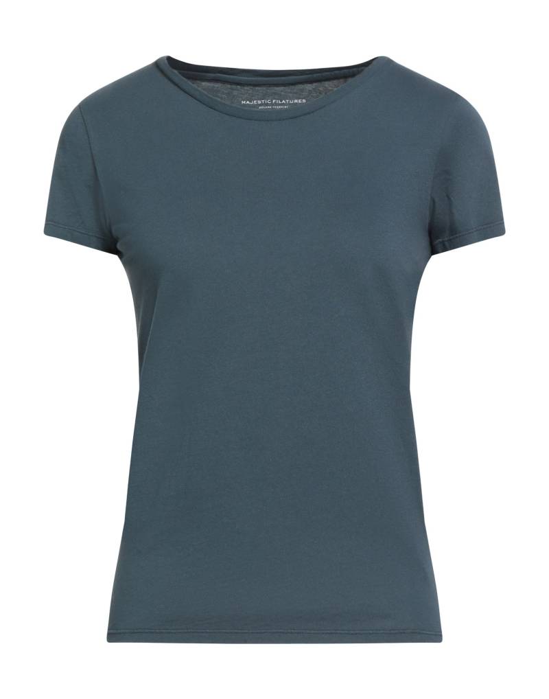 MAJESTIC FILATURES T-shirts Damen Marineblau MAJESTIC FILATURES T-shirts Damen Marineblau von MAJESTIC FILATURES