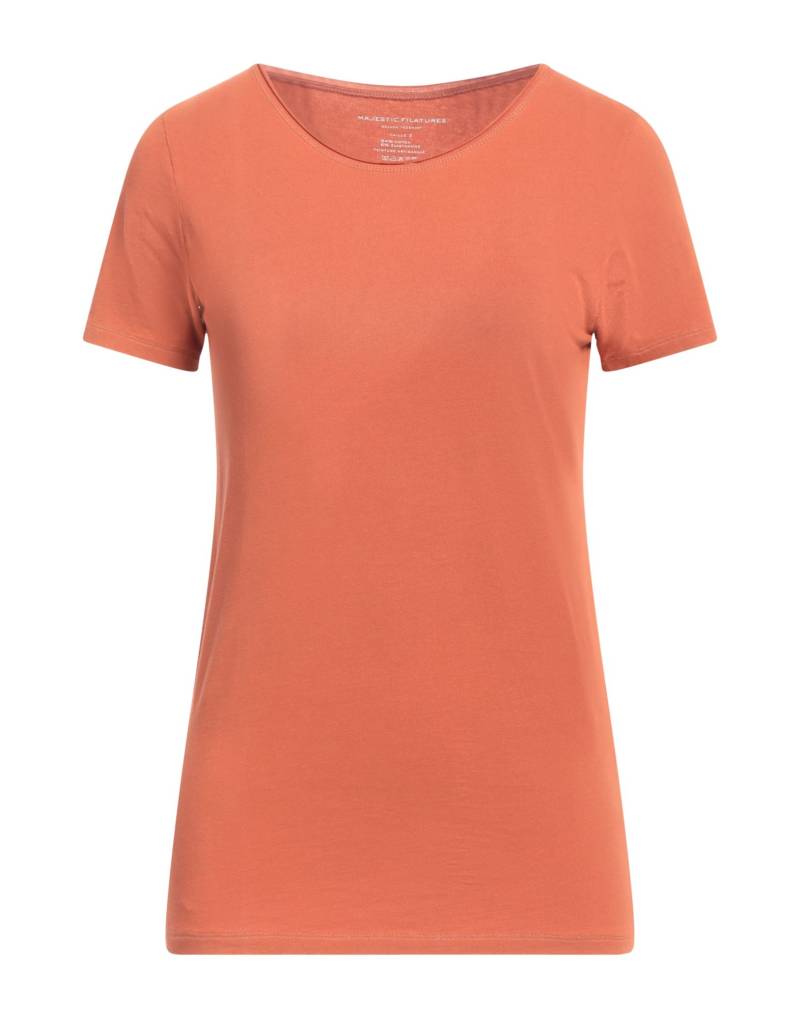 MAJESTIC FILATURES T-shirts Damen Rostrot von MAJESTIC FILATURES