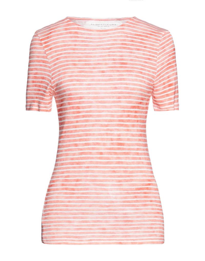 MAJESTIC FILATURES T-shirts Damen Rot von MAJESTIC FILATURES