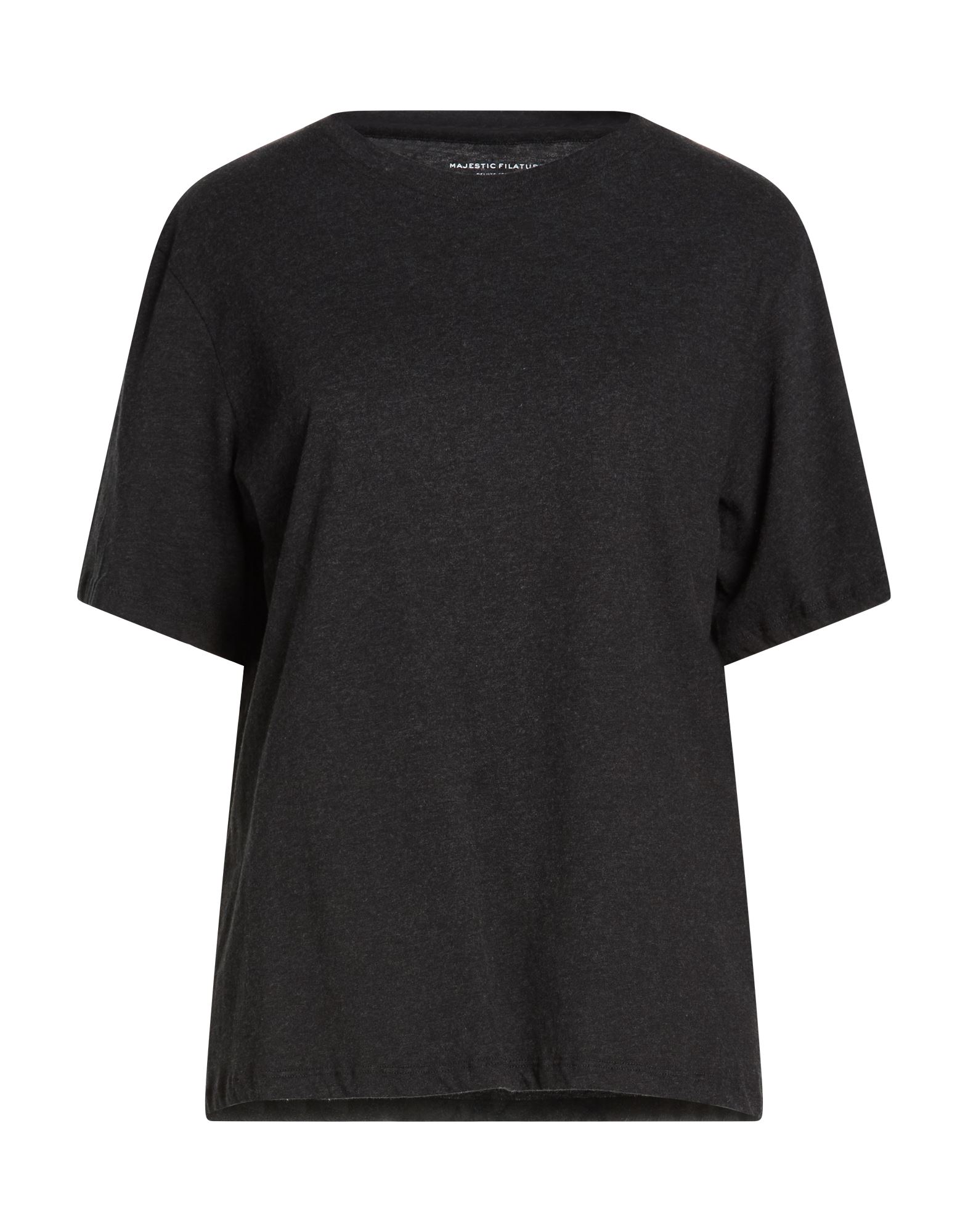 MAJESTIC FILATURES T-shirts Damen Schwarz von MAJESTIC FILATURES