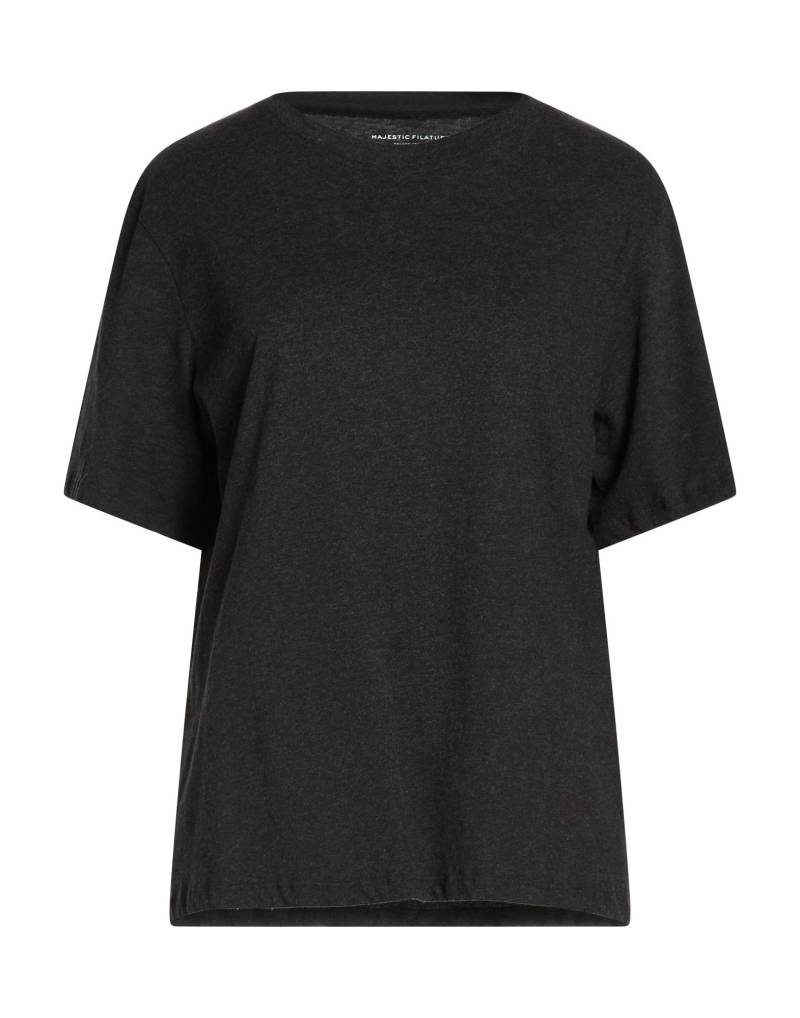MAJESTIC FILATURES T-shirts Damen Schwarz von MAJESTIC FILATURES