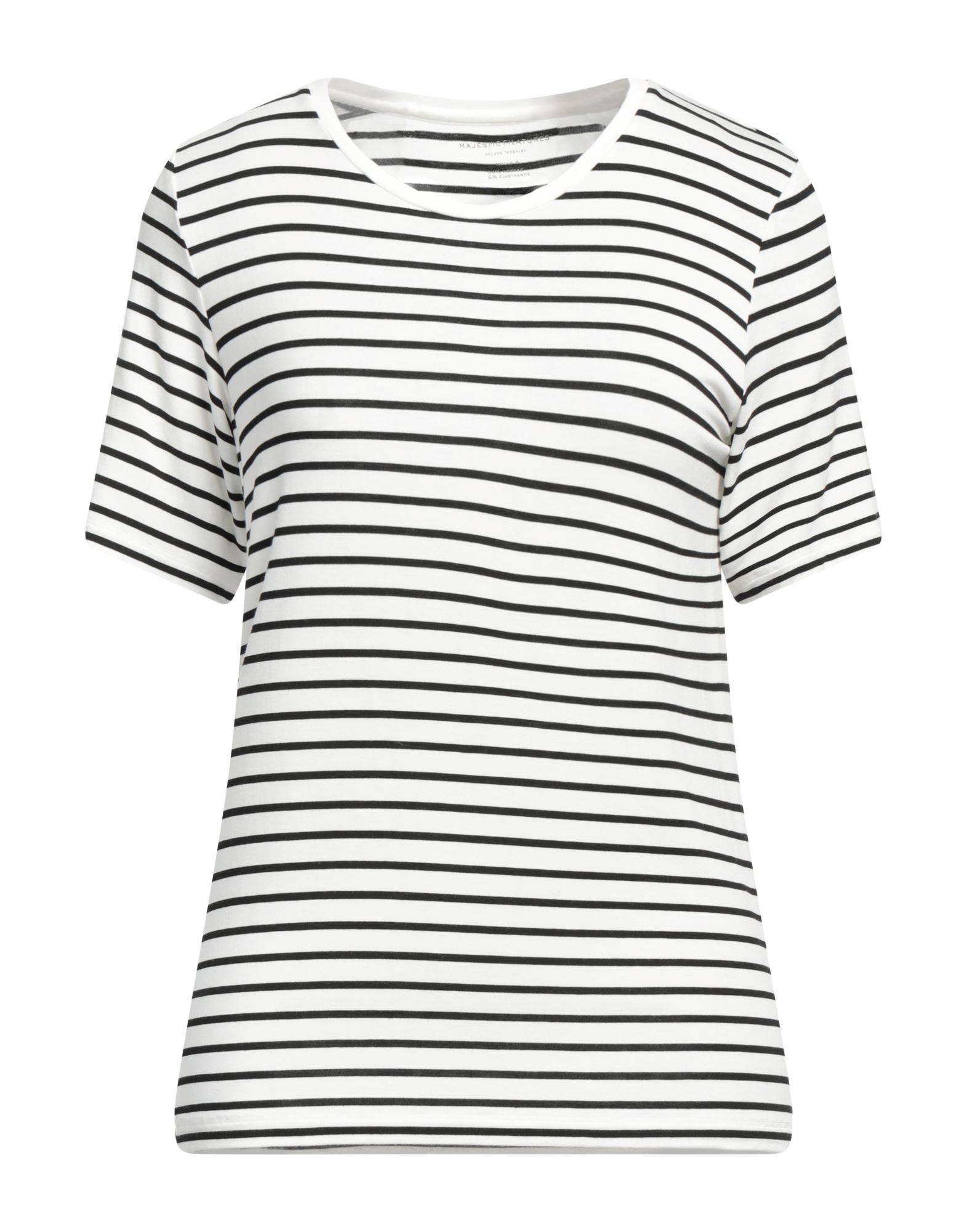 MAJESTIC FILATURES T-shirts Damen Schwarz MAJESTIC FILATURES T-shirts Damen Schwarz von MAJESTIC FILATURES