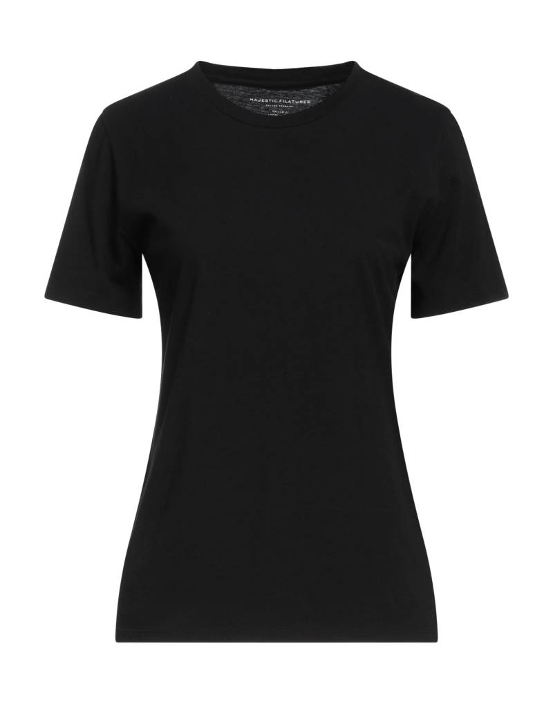 MAJESTIC FILATURES T-shirts Damen Schwarz von MAJESTIC FILATURES