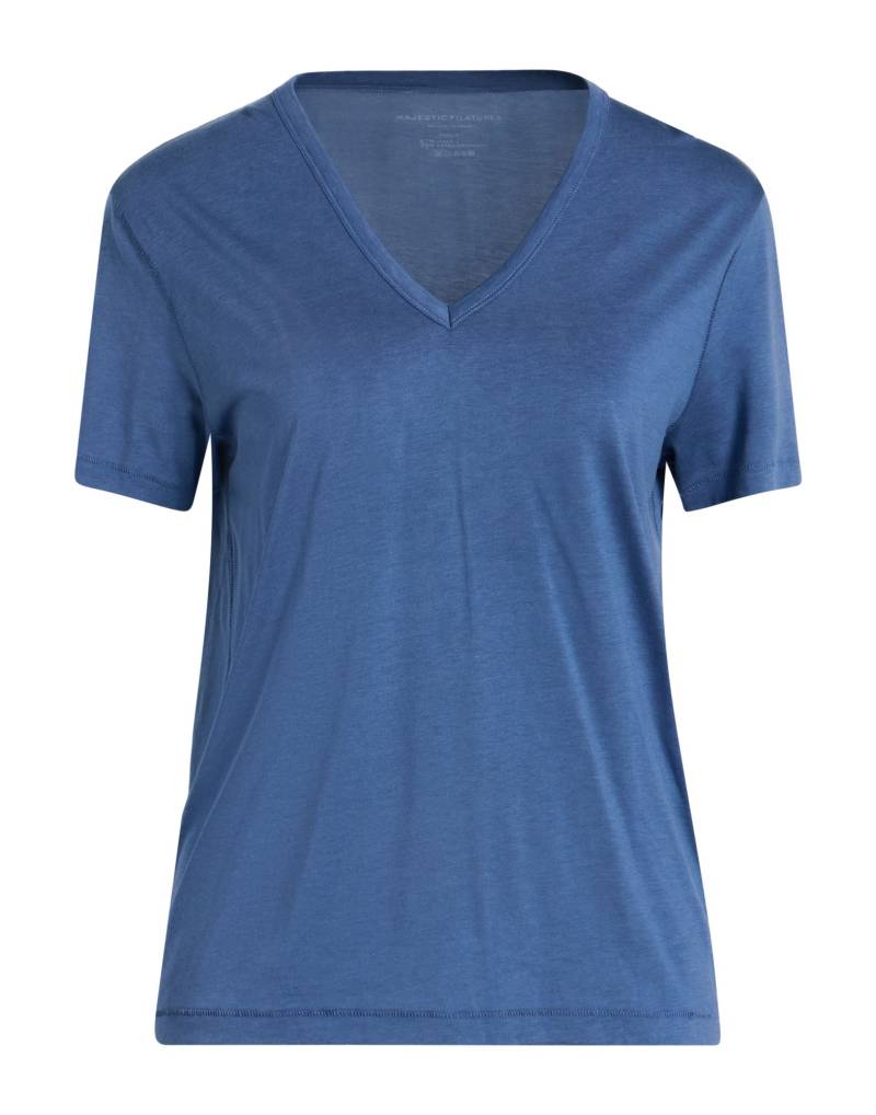 MAJESTIC FILATURES T-shirts Damen Taubenblau von MAJESTIC FILATURES