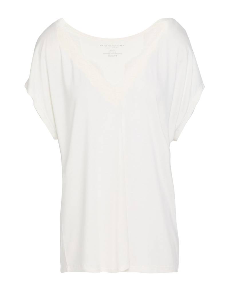MAJESTIC FILATURES T-shirts Damen Weiß von MAJESTIC FILATURES