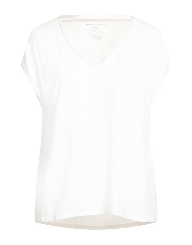 MAJESTIC FILATURES T-shirts Damen Weiß von MAJESTIC FILATURES