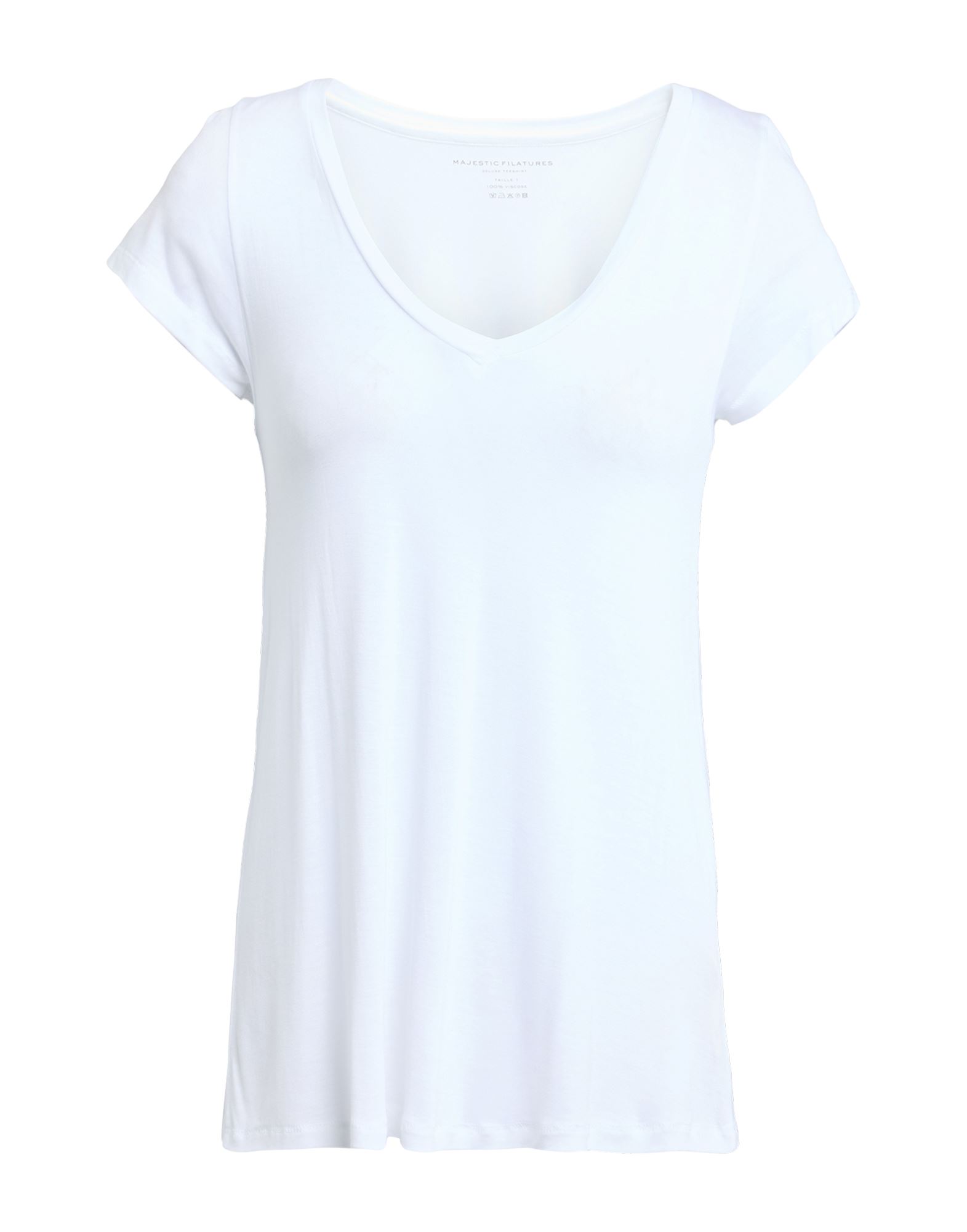 MAJESTIC FILATURES T-shirts Damen Weiß von MAJESTIC FILATURES