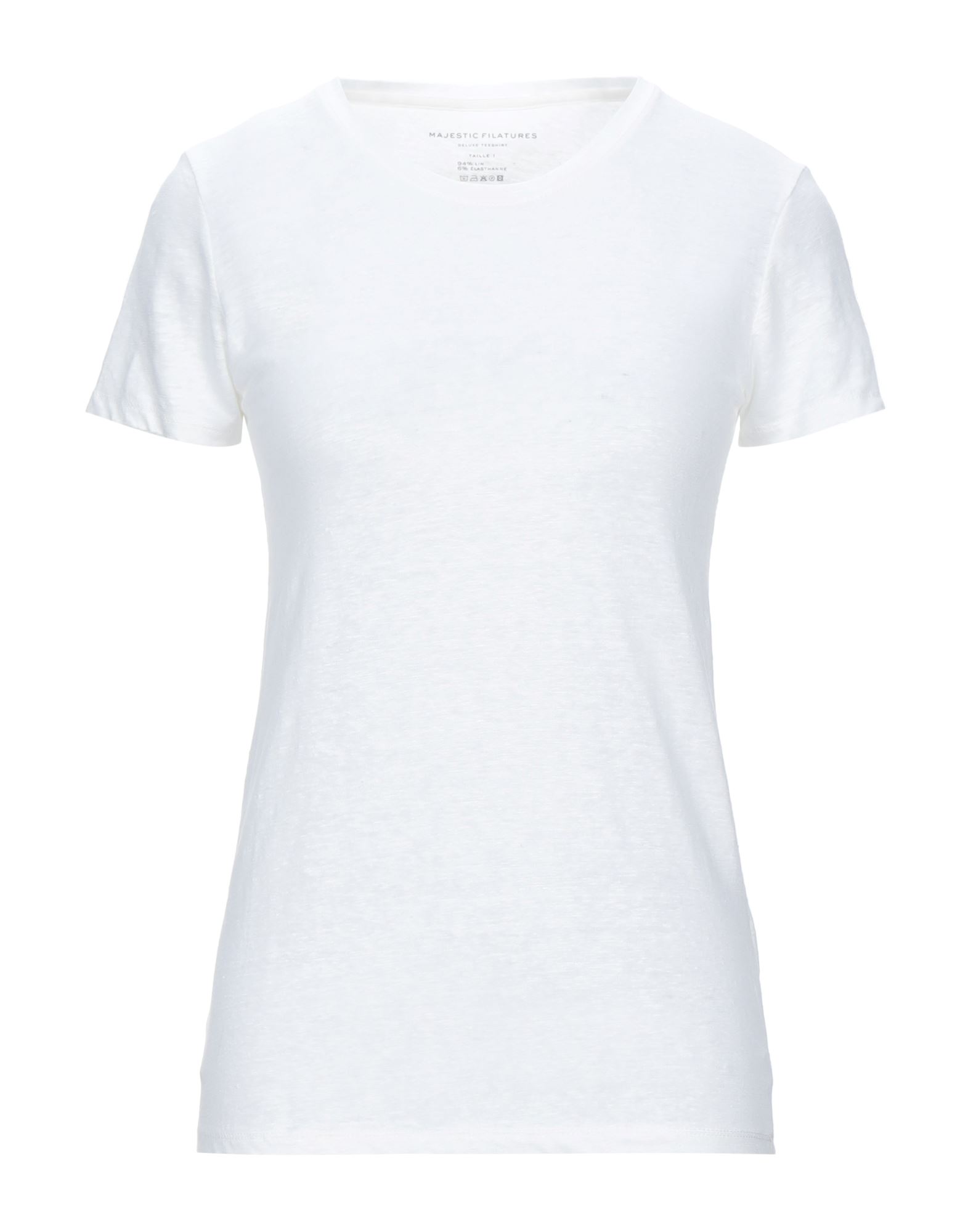 MAJESTIC FILATURES T-shirts Damen Weiß von MAJESTIC FILATURES