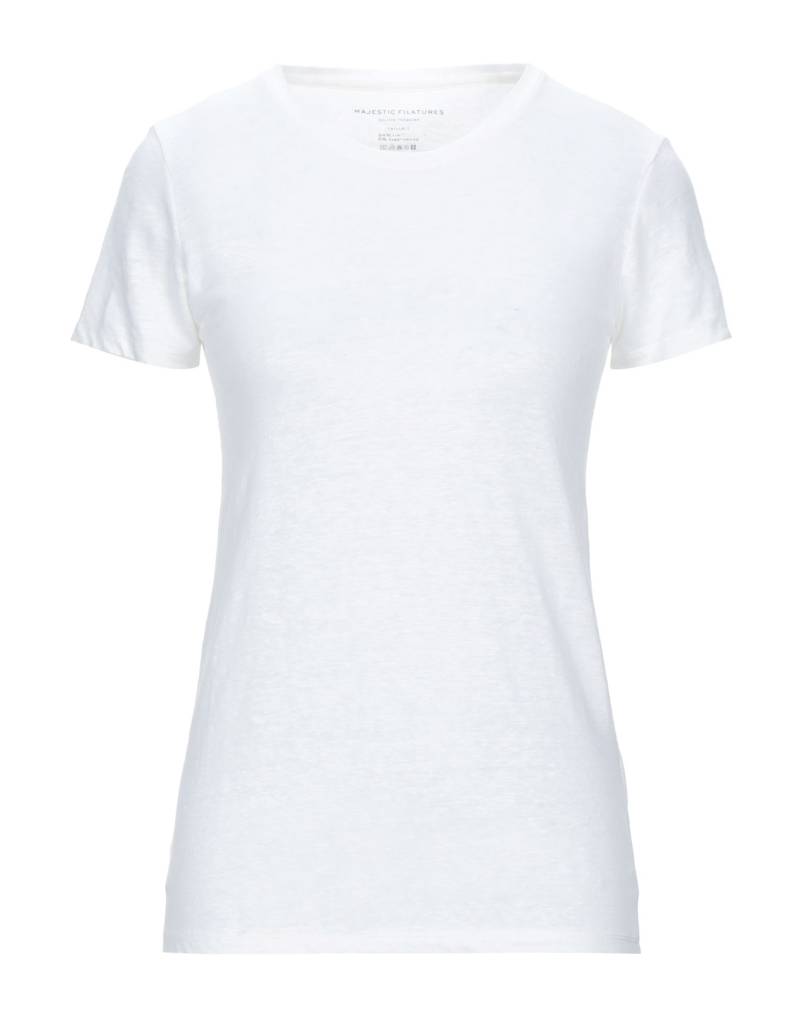 MAJESTIC FILATURES T-shirts Damen Weiß von MAJESTIC FILATURES