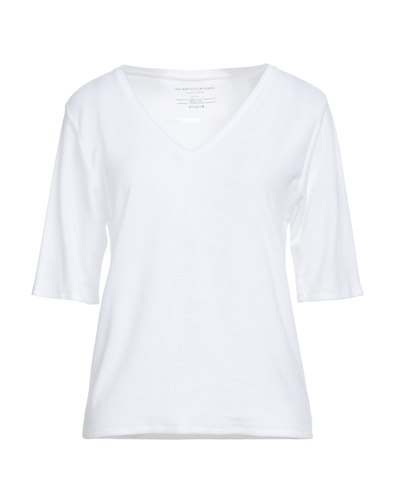 MAJESTIC FILATURES T-shirts Damen Weiß von MAJESTIC FILATURES